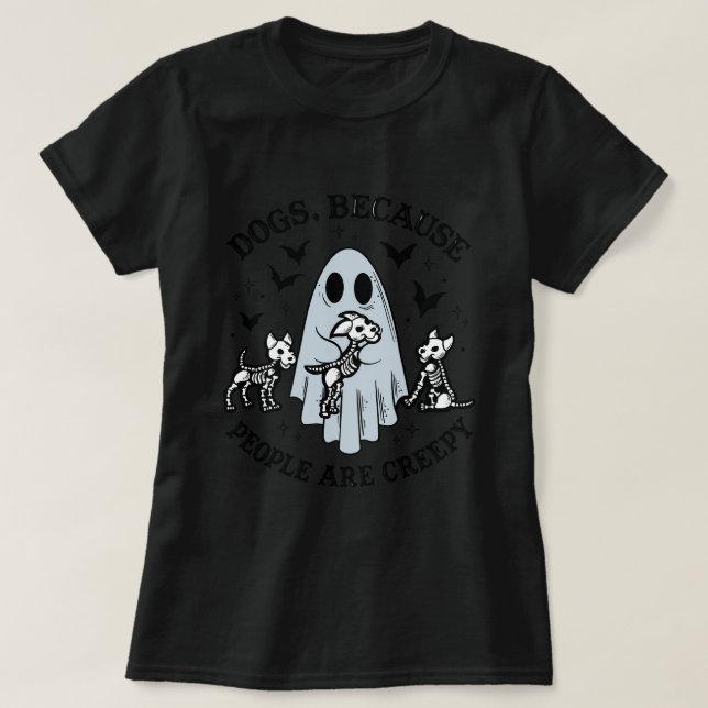T-shirt Chiens fantômes (Design devant)