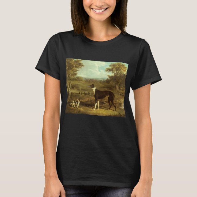 T-shirt Chiens, Greyhound et Espagnol, Docteur Fop par Her (Devant)