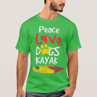 T-shirt Chiens Kayak