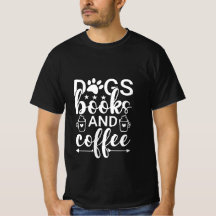 chiens, livres et café