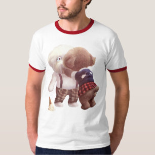 T-shirt Chiens mignons Accrochage