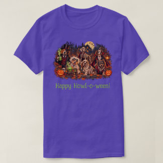 T-shirt Chiens Monstres à Minuit