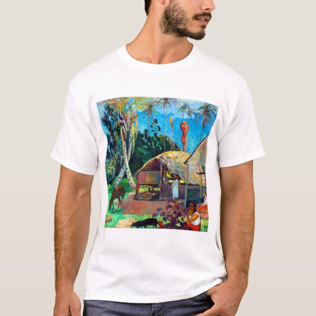 T-shirt Chiens noirs de Paul Gauguin (Devant)