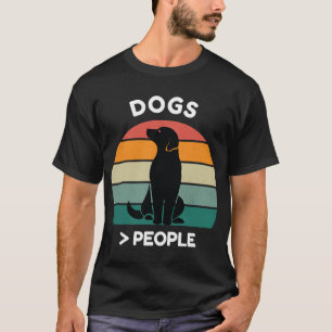 T-shirt Chiens Personnes - Conception drôle d'amoureux de