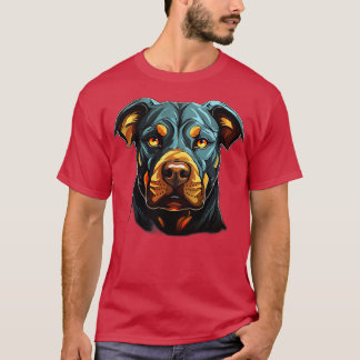 T-shirt Chiens Pitbull mignons Pitbull Chiens Pitbuls