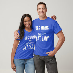 T-shirt Chiens pour chats sans enfants Lady Kamala Harris