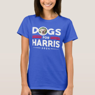 T-shirt Chiens pour Harris 2024 Photo de chien personnalis