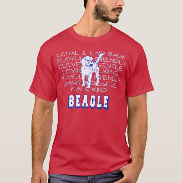 T-shirt Chiens Propriétaire Beagle Chien race Animal Cadea (Devant)
