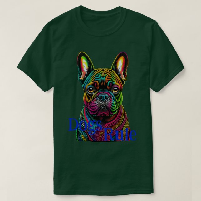 T-shirt Chiens Règle Golden Retriever (Design devant)