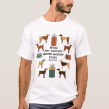 Chiens Rétro Moderne de milieu de siècle 50s 60s S