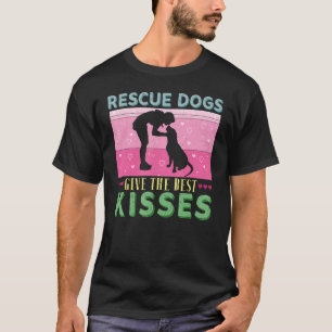T-shirt Chiens Secourus vintages Offrent Les Meilleurs Bai