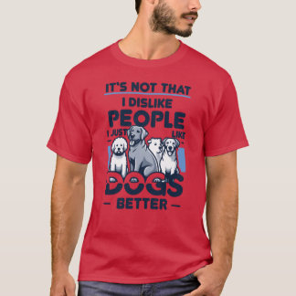 T-shirt Chiens sont une meilleure amie fille