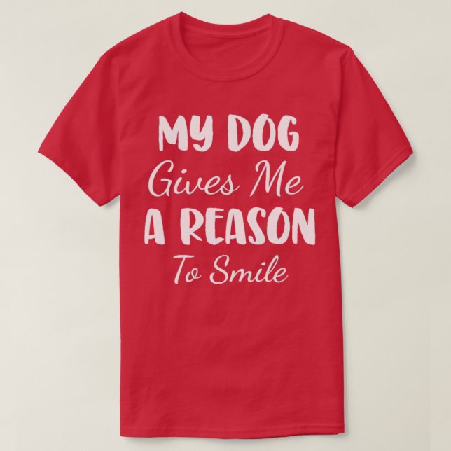 T-shirt Chiens souriants (Design devant)