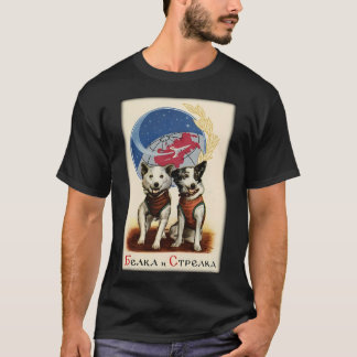 T-shirt Chiens Spatiaux Belka Et Strelka