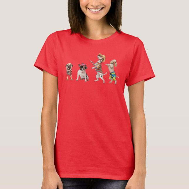 T-shirt Chiens Wacky 6 (Devant)