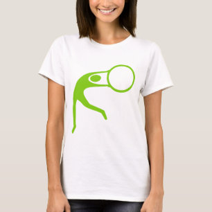 T-shirt Chiffre de gymnastique rythmique - Martian Green