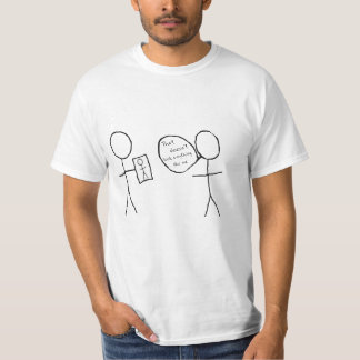 T-shirt Chiffre humour de bâton