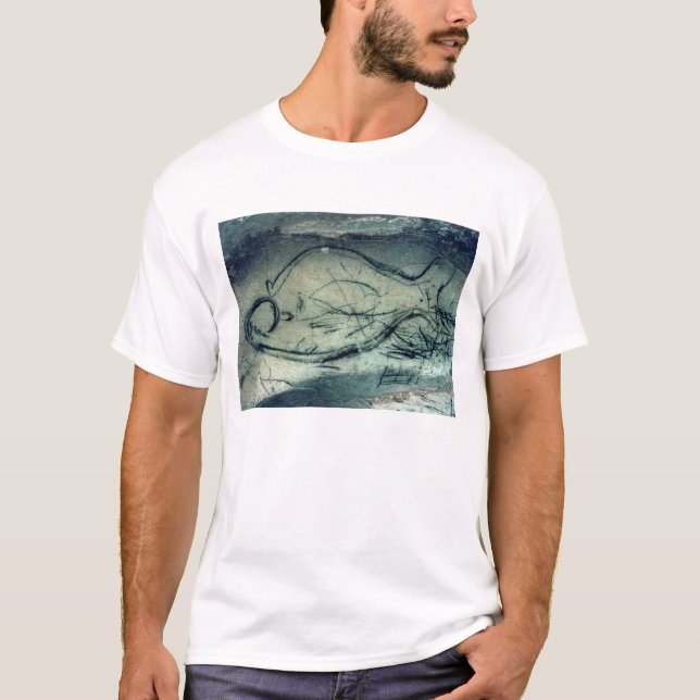 T-shirt Chiffre marin, période paléolithique (Devant)