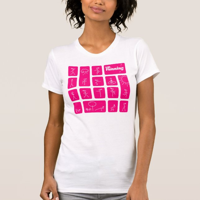 T-shirt Chiffres célèbres du bâton de Tessa (Devant)