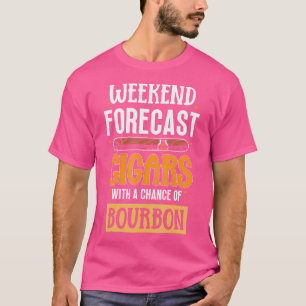 T-shirt Chiffres De Fin De Semaine Avec Une Chance De Bour