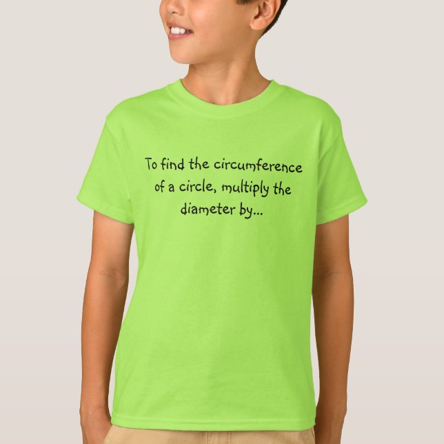 T-shirt Chiffres de pi (Devant)