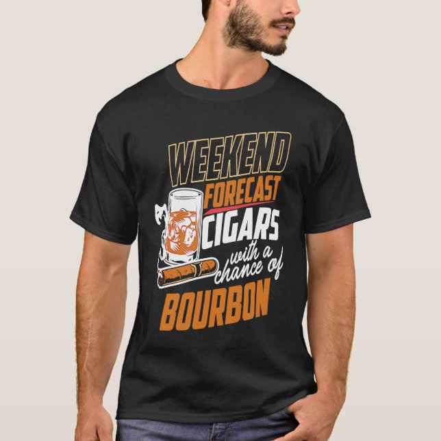 T-shirt Chiffres de prévision de fin de semaine avec une c (Devant)