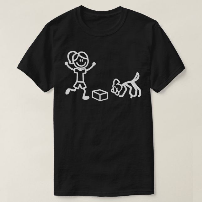T-shirt Chiffres des bâtons de travail (Design devant)
