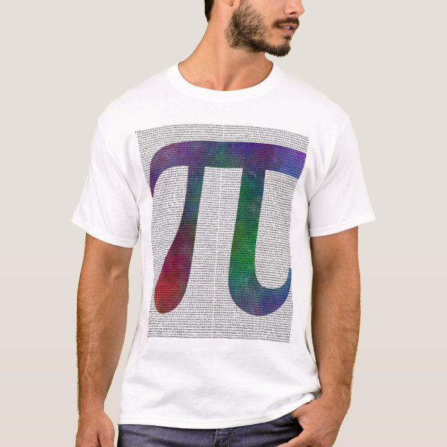T-shirt Chiffres du symbole 14400 de pi (Devant)