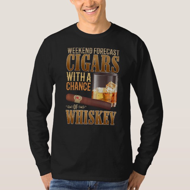 T-shirt Chiffres Et Whiskey Scotch Bourbon (Devant)