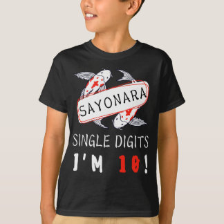 T-shirt Chiffres Sayonara I’m 10