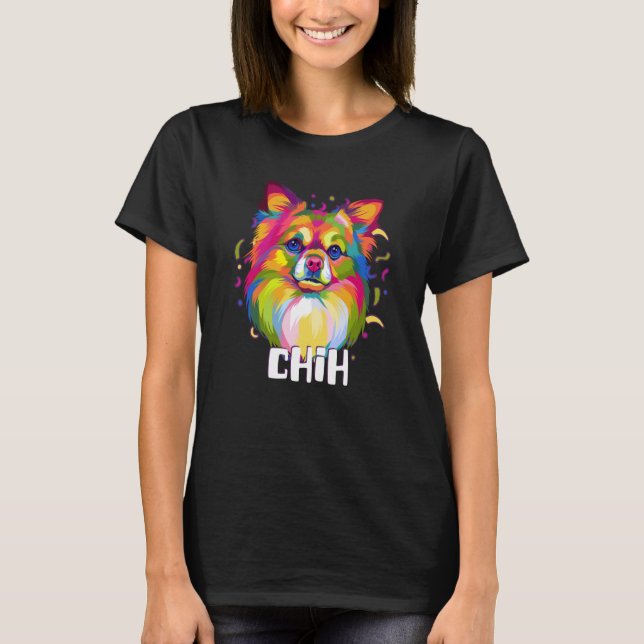 T-shirt Chih Chihuahua Humor Chiwawa Dog Animal Pun (Devant)