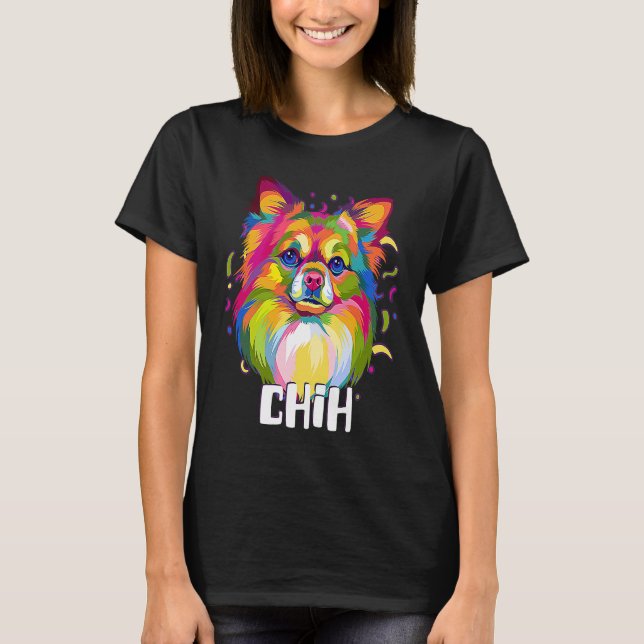 T-shirt Chih  Chihuahua Humor Chiwawa Dog  Animal Pun (Devant)