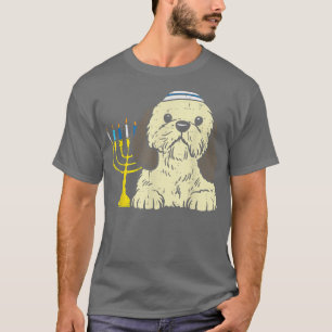 T-shirt Chih juif Tzu Chien Menorah Hanoukka Pajamas Chanu