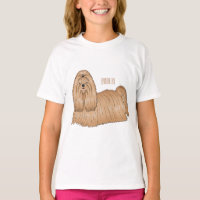 Chih tzu long cheveux dessin de chien