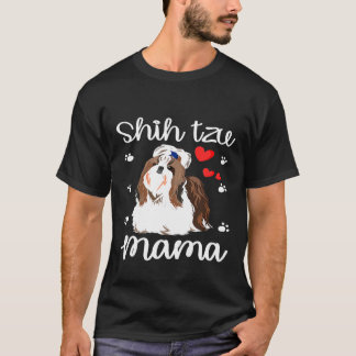 T-shirt Chih Tzu Maman Chien