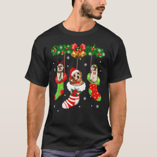 T-shirt Chih Tzu Père Noël Chaussettes Costume de Noël Chi