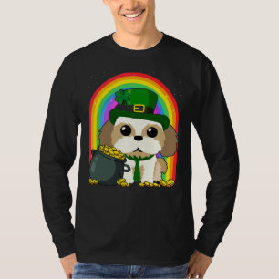 T-shirt Chih Tzu Rainbow Irish C St Patrick Day Chien Prod