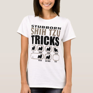 T-shirt chih tzu tzu tricks têtus chiens