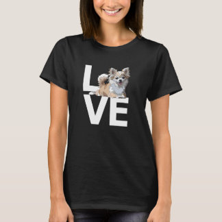 T-shirt Chihuahua Aimer longs cheveux Chiwawa Long Haired