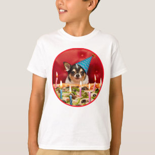 T-shirt Chihuahua Anniversaire Pizza Pie