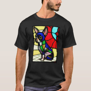 T-shirt Chihuahua - Art Pop en verre tendu Premium_12