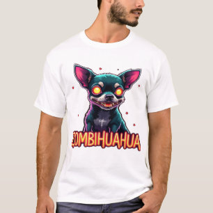 T-shirt Chihuahua Chi Chichi Chiwawa Chien Zombie Hallowee