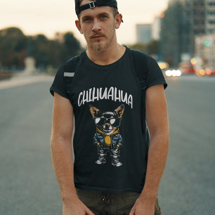 T-shirt Chihuahua Chien habillé en Cool Hommes