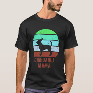 T-shirt Chihuahua Chien Maman Vintage les années 70 80s Cu