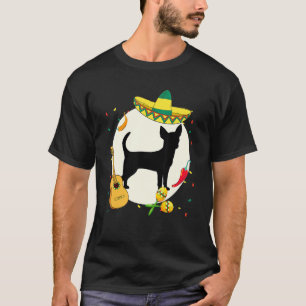 T-shirt Chihuahua Cinco De Mayo Chien Chien Chien Chien Ch