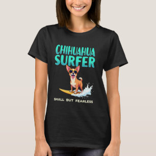 T-shirt Chihuahua cool, Chien de surf