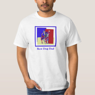 T-shirt Chihuahua Cute Dog Silhouette Tri-RBY Fête des Pèr