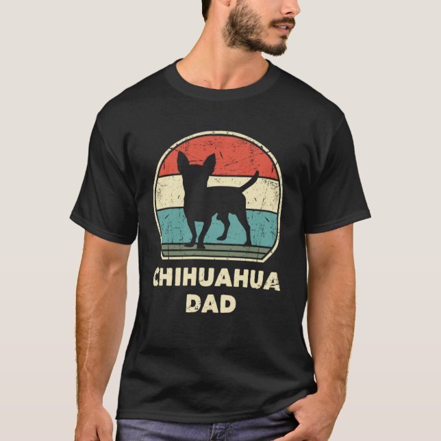 T-shirt Chihuahua Dad  Dog  Men  Chihuahua Dog Daddy (Devant)