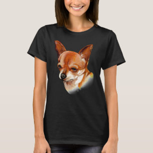 T-shirt Chihuahua Dog Aime Être Avec Son Peuple
