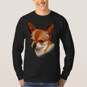 T-shirt Chihuahua Dog Aime Être Avec Son Peuple